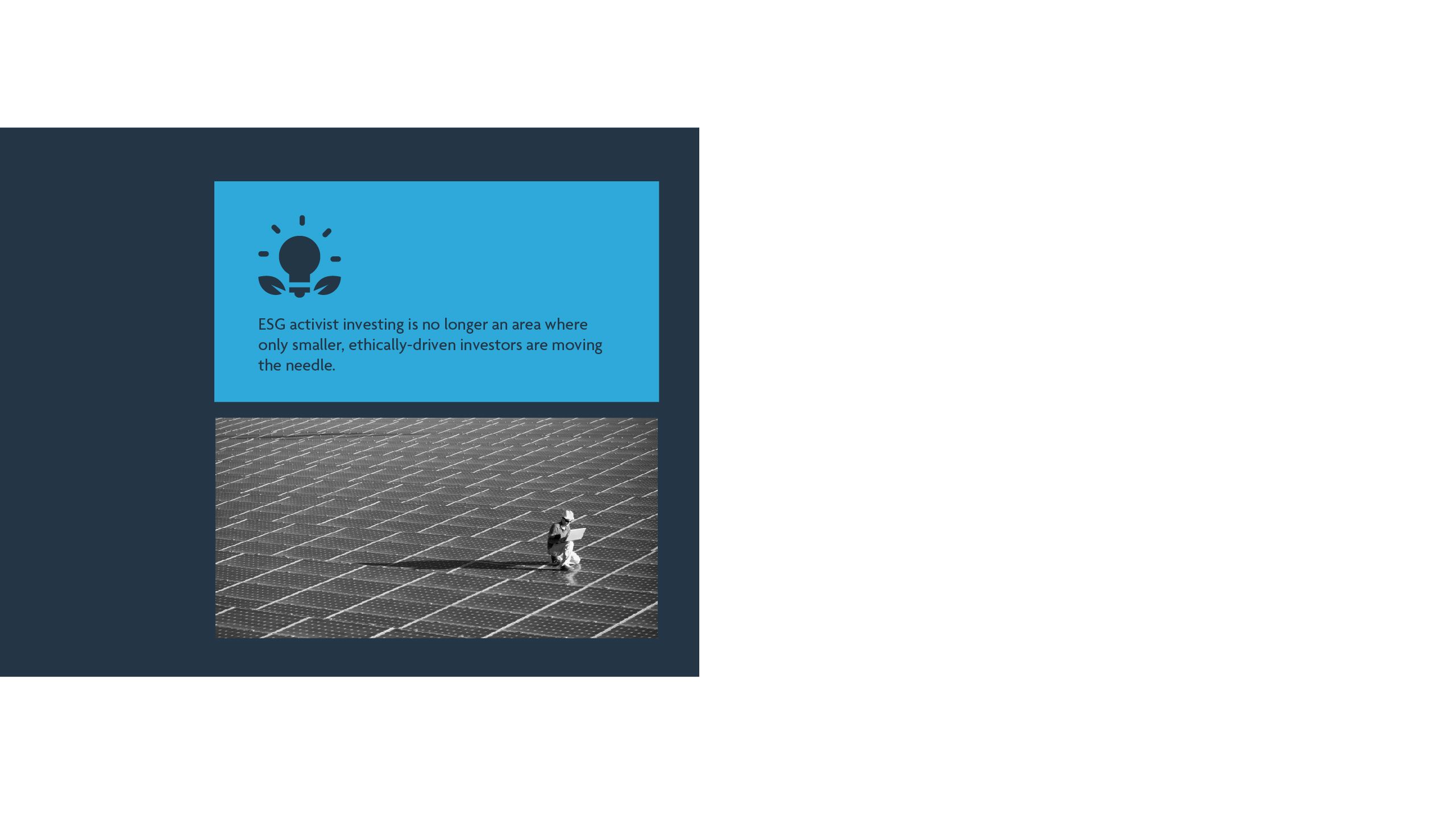 ESG activist investing is no longer an area where only smaller, ethically-driven investors are moving the needle.